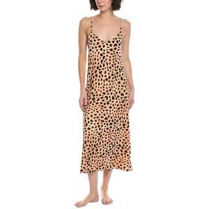 Room Service Womens  Maxi Chemise, Brown